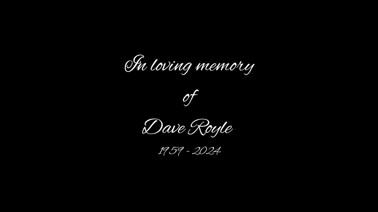 Throwback Tuesday - In loving memory of Dave Royle - Psalm 22