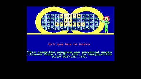 Wheel of Fortune (PC - 1988) New Second Edition, playthrough