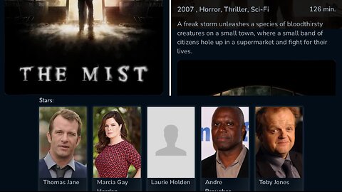 Movie: THE MIST a scene 🎬 mentioning THE GOD OF THE ISRAELITES