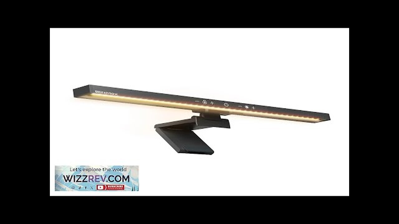 BlitzMax BM-ES1 Monitor Light Bar Stepless Dimming & Color Temperature with Memory Review