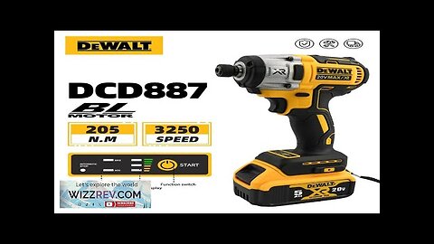 Dewalt DCD887 Cordless Electric Impact Driver Drill 20V Lithium Battery Screwdriver Review