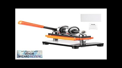 VEVOR Leather Cutting Machine 7.1 x 3.9 in Embossing Plate Manual Die Review