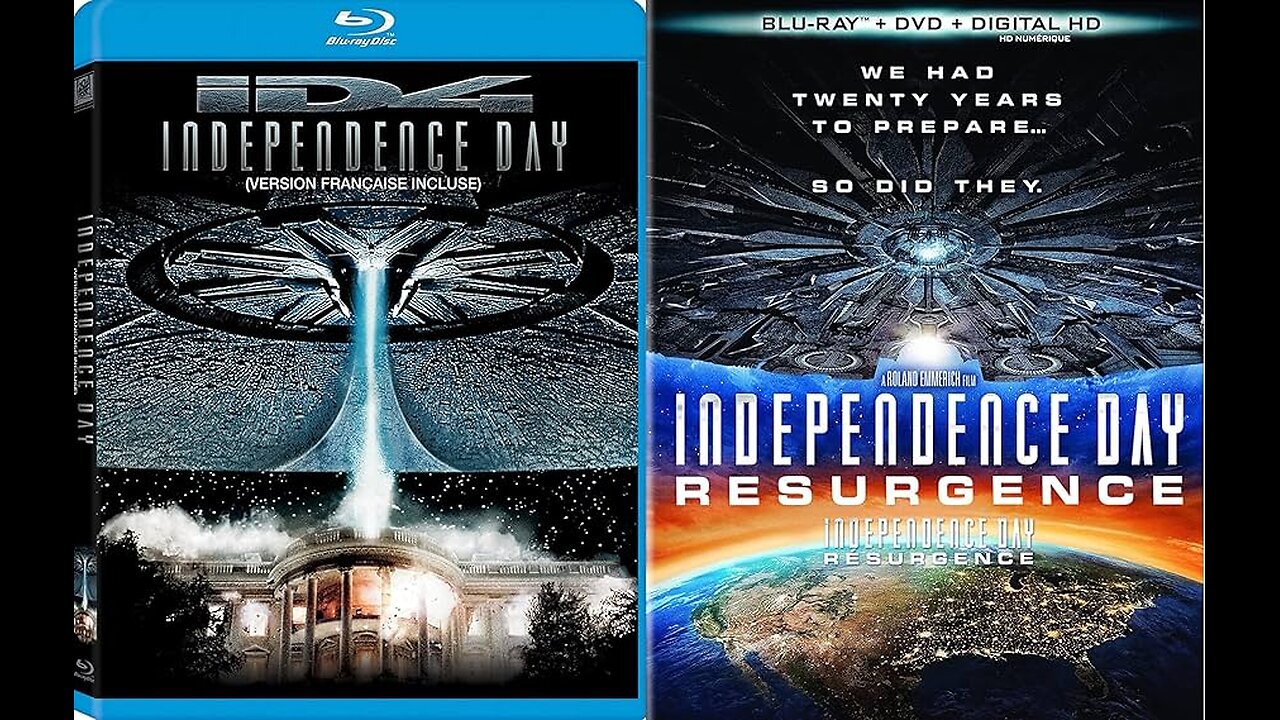 Independence Day ( 1 & 2 ) Full Movie (1996 & 2016 ) Double Feature