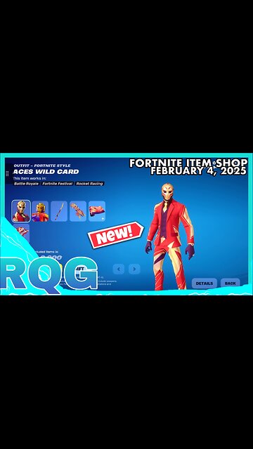 “NEW” FNCS ACES WILD CARD IS HERE! FORTNITE ITEM SHOP (February 4, 2025)
