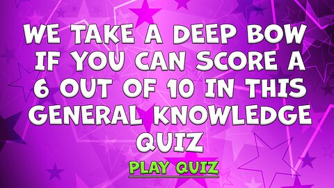 General Knowledge Questions