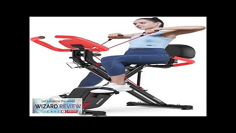 pooboo Folding Exercise Bike Foldable Fitness Stationary Bike Machine Upright Indoor Review