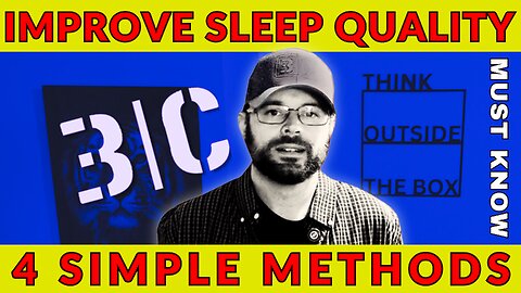 How to IMPROVE SLEEP QUALITY | 4 Simple Methods I Use!