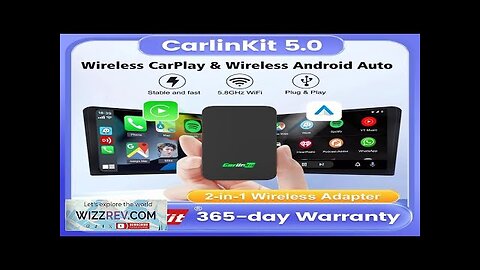 CarlinKit 5.0 Wireless CarPlay Android Auto Adapter 3 in 1 Wireless Car Review