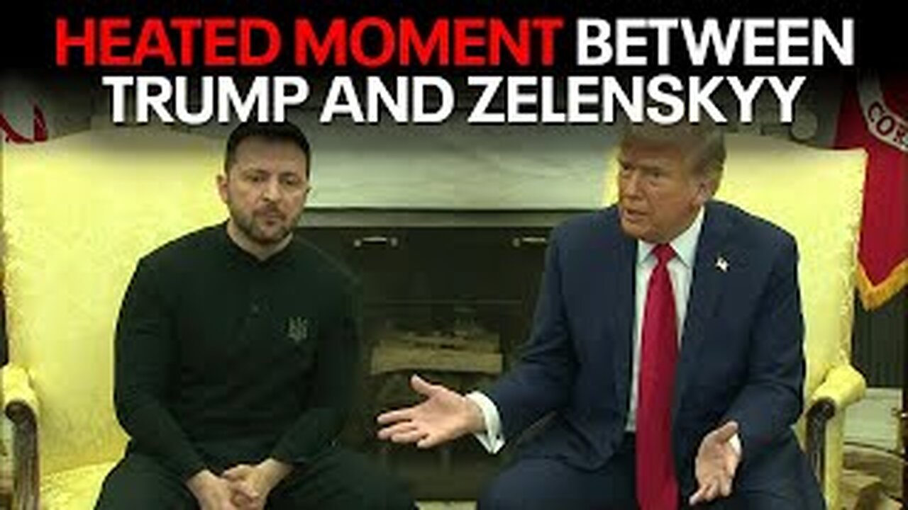 Trump Firery Meeting With Zelensky At Oval Office