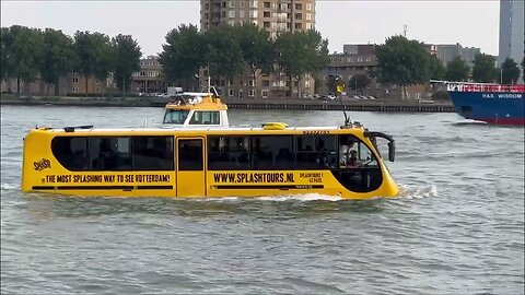 WATERBUS / SPLASHTOURS / AMFIBIEBUS /ROTTERDAM NETHERLANDS#TOP. PSN EXPERIMENT