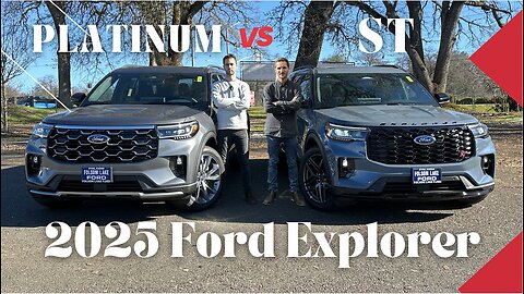 2025 FORD EXPLORER ST vs 2025 FORD EXPLORER Platinum