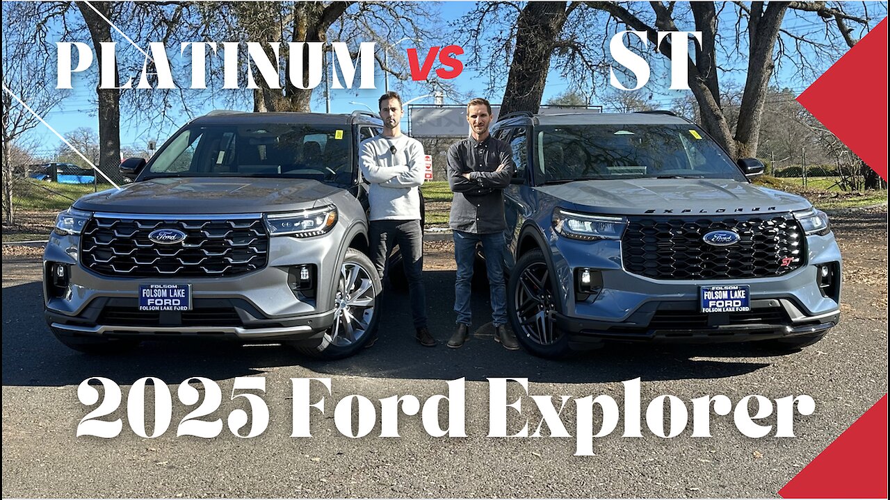 2025 FORD EXPLORER ST vs 2025 FORD EXPLORER Platinum