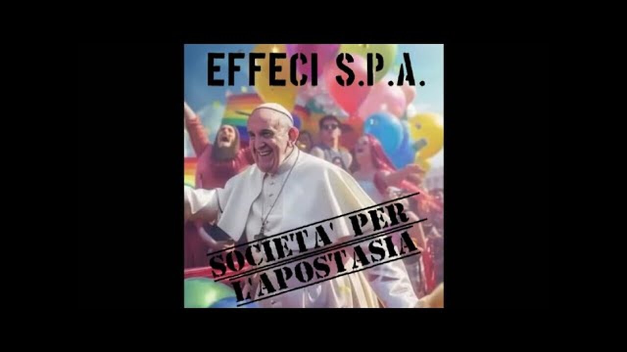 EFFECI SPA;Falsa Chiesa,Società per l'Apostasia! La chiesa delle Tenebre di 'Monnalisa Bergoglio' CANZONETTA Ossa di tacchino.../ penne di sciamano.../ La "donna che scioglie i nodi".../ La tela qui.../ un ragno là.../