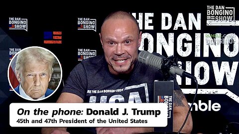 President Trump's Full Interview on Dan Bongino's Radio Show (1/16/25)