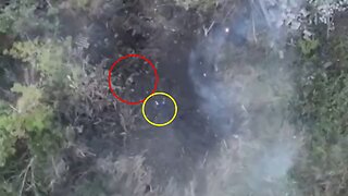 Russian headbutts Ukrainian drone, and calmly walks away.....