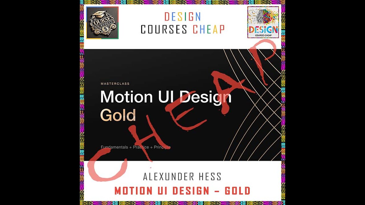 Alexander Hess - Motion UI Design · Gold