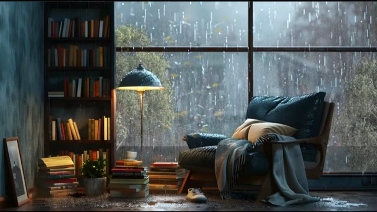 🔴 Gentle Night Rain to Sleep FAST + Black Screen - Rain Sounds for Sleeping