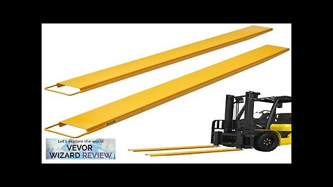 VEVOR Pallet Fork Extensions 72" Length 5.5" Width Heavy Duty Carbon Steel Review