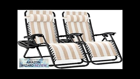 Best Choice Products Set of 2 Adjustable Steel Mesh Zero Gravity Lounge Review