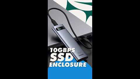 10Gbps NVMe M.2 to USB Type-C SSD Enclosure