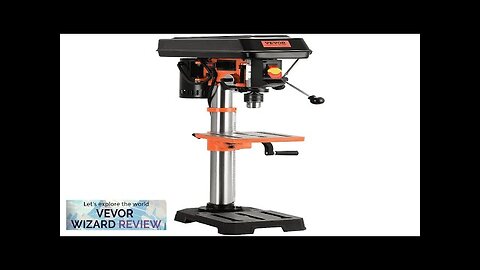 VEVOR 10'' 5-Speed Benchtop Drill Press Cast Iron Drill Press 3.2A 610-2800RPM Review