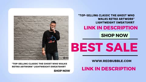 "Top-Selling Classic The Ghost Who Walks Retro Artwork" Lightweight Sweatshirt