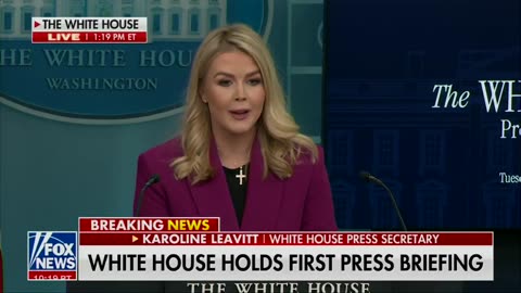 Trump Press Secretary Karoline Leavitt promises to tell the truth during briefings