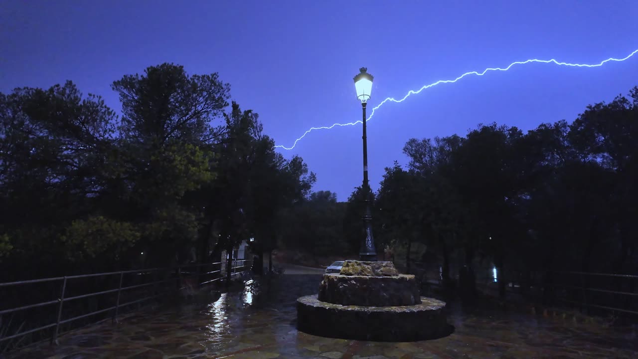 Amazing ray in Málaga