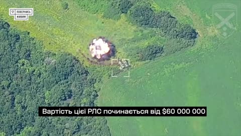 🚀💥 Footage of HIMARS strike on the position of the Russian Kasta radar in the