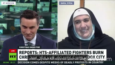 مقابلة الأم أغنيس مريم الصليب مع قناة RT (عشية عيد الميلاد 2024)