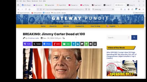 BREAKING: Jimmy Carter Dead at 100