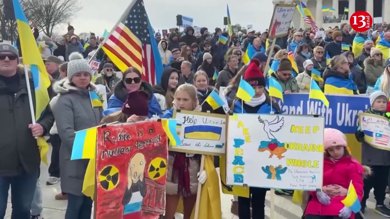 Global Protests Erupt Against Trump’s Shift on Ukraine