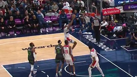 Washington Wizards - The steal from Alex 👀 The dunk from Bilal ✈️