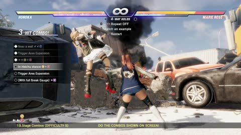 DOA6 Honoka Combo Challenge