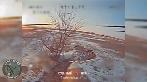 Ukranian Soldier Made a Valiant Effort to Fight Off the Drone