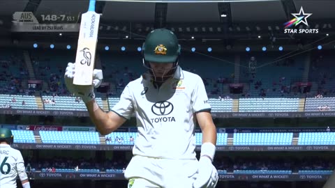 "Labuschagne Falls to Siraj for 70 Despite Review | AUS vs IND | BGT Highlights"