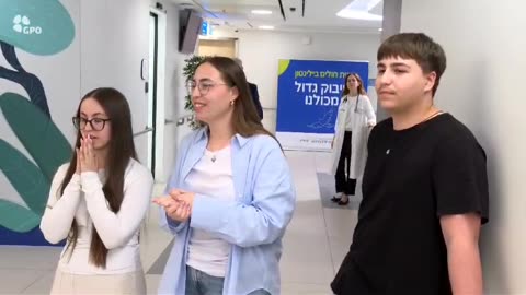 The emotional moment Agam Berger reunited with her family at Beilinson