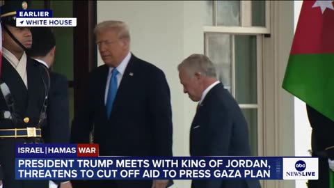 Trump says he could withhold aid from Jordan and Egypt if they reject his Gaza development plan