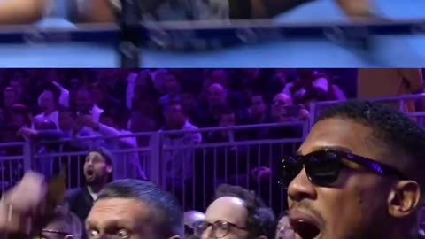 The faces Oleksandr Usyk and Anthony Joshua after the Joseph Parker KO 🤣