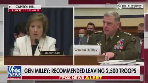 General Milley testifying he would give a heads up