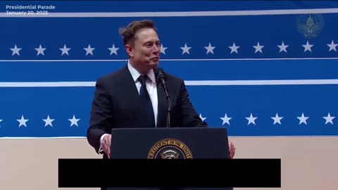 Full speech in which Elon Musk was accused of making controversial gesture