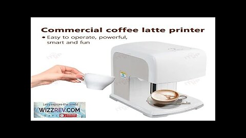 ITOP Coffee Printer Latte Art Printing Machine Food-Grade Natural Caramel Ink Barista Review