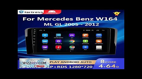 car stereo 2 DIN android car radio For Mercedes Benz ML GL Review