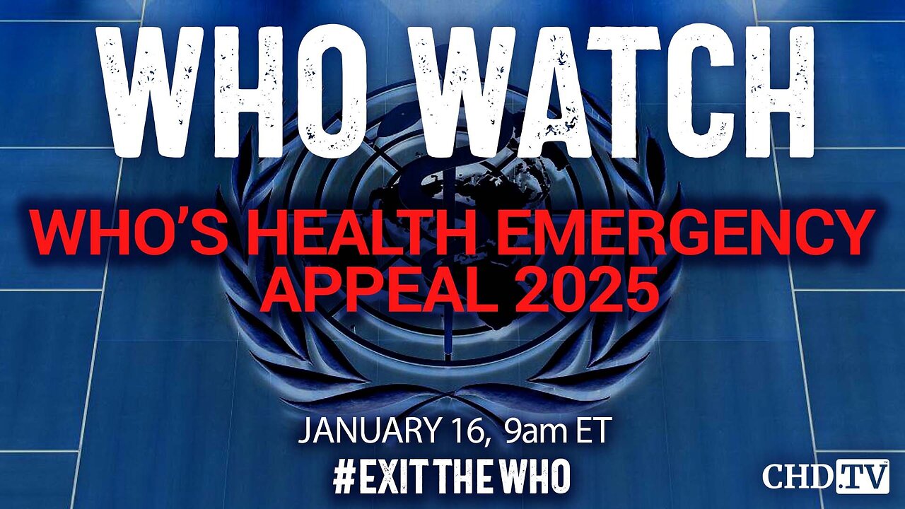 WHO WATCH: Health Emergency Appeal 2025