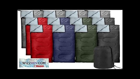 Pack Envelope Sleeping Bags 4 Seasons Warm or Cold Lightweight Indoor Outdoor Review