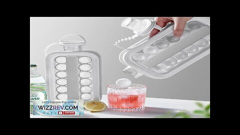 Portable Ice Hockey Pot 2 In 1 Water Bottle Ice Ball Machine Review