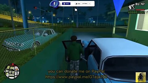 GTA: San Andreas Wrong Side Of The Tracks Mission Part 2 #gta #CJ #sanantonio #reelsvideoシ