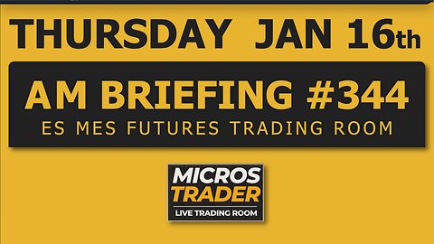 ES MES Futures Trading: Key Levels, Tips, Technical Analysis. Thursday "AM Briefing"