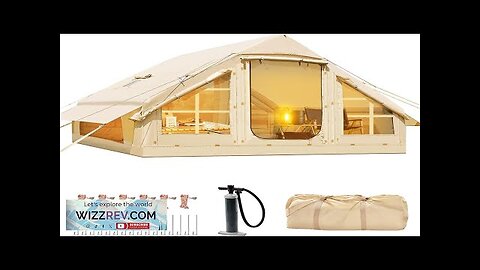 Inflatable Tents for Camping Blow Up Tent with Hand Pump Easy Setup Review