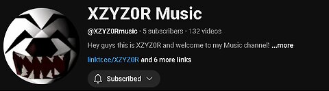 Changes to my Youtube channel + XZYZ0R Music channels!